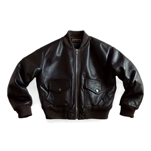 Leather Bomber Jacket Png Sim PNG Image