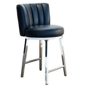 Leather Swivel Barstool Png 35 PNG Image