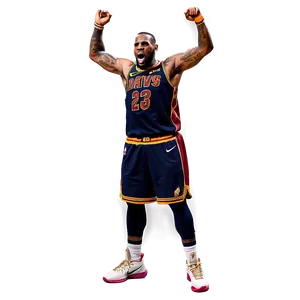 Lebron James Championship Celebration Png 05232024 PNG Image