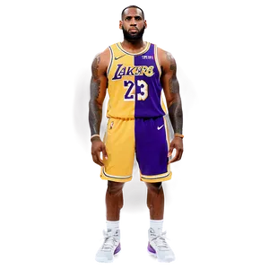 Lebron Lakers Jersey Png Aam PNG Image