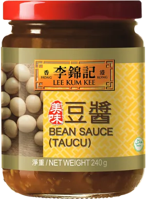 Lee Kum Kee Bean Sauce Taucu Jar PNG Image