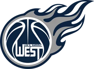 Lees Summit West Basketball Logo PNG Image