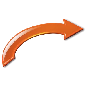 Leftward Orange Arrow Png Obt PNG Image