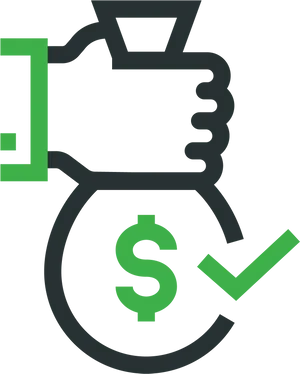 Legal Financial Success Icon PNG Image