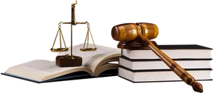 Legal Symbols Gaveland Scalesof Justice PNG Image