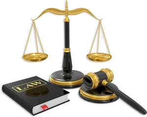 Legal Symbolsof Justiceand Law PNG Image