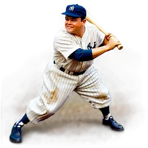 Legendary Babe Ruth Png Yqe97 PNG Image