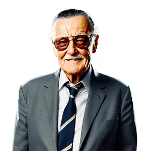 Legendary Stan Lee Illustration Png Ccg PNG Image