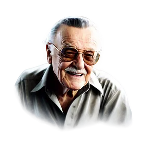 Legendary Stan Lee Illustration Png Uuv PNG Image