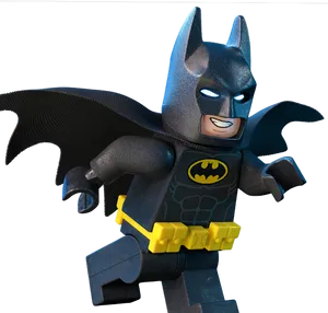 Lego Batmanin Action PNG Image