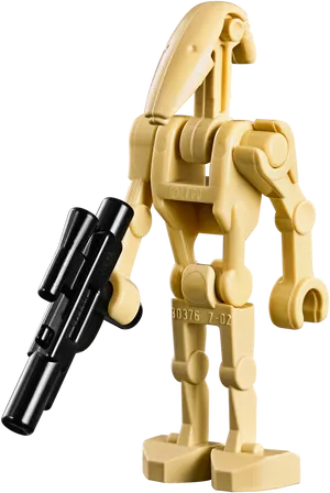 Lego Battle Droidwith Blaster PNG Image