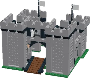 Lego Castle Model PNG Image