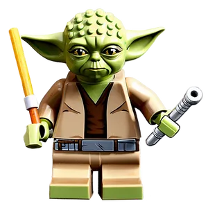 Lego Yoda C PNG Image