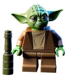 Lego Yoda Set Display Png Cmj87 PNG Image