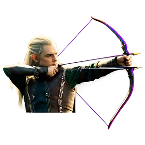 Legolas Aiming Arrow Png 06242024 PNG Image