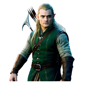 Legolas Vintage Artwork Png Ams80 PNG Image