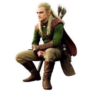 Legolas Vintage Artwork Png Bvd44 PNG Image