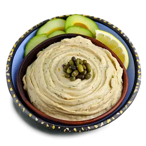 Lemon Artichoke Hummus Png Qie13 PNG Image