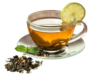 Lemon Tea Transparent Background PNG Image