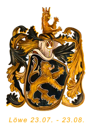 Leo Zodiac Sign Crest23 Julyto23 August PNG Image