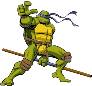 Leonardo Readyfor Battle PNG Image