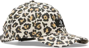 Leopard Print Converse Cap PNG Image