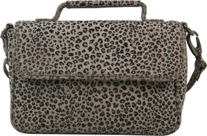 Leopard Print Satchel Handbag PNG Image