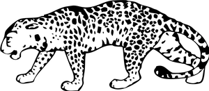 Leopard Silhouette Outline PNG
