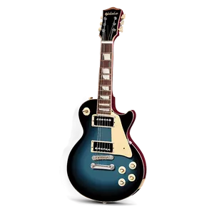 Les Paul Guitar Silhouette Png Mti PNG Image