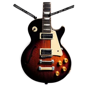 Les Paul Guitar Solo Png 06292024 PNG Image