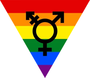 Lesbian Pride Flagwith Symbols PNG Image