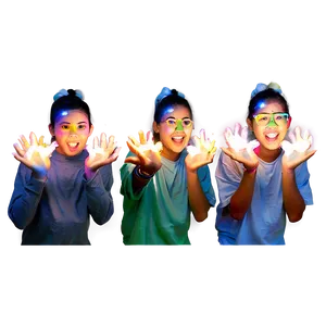 Lets Glow Crazy D PNG Image