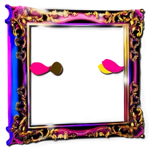 Lets Glow Crazy Photo Booth Frame Png Uvj90 PNG Image