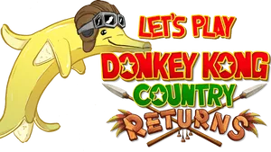 Lets Play Donkey Kong Country Returns Banana PNG Image