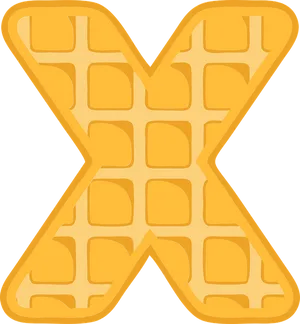 Letter X Pattern Design PNG Image