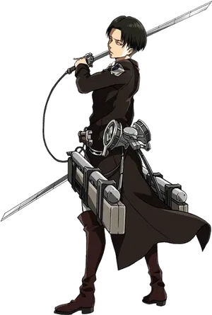 Levi Ackerman Attackon Titan PNG Image