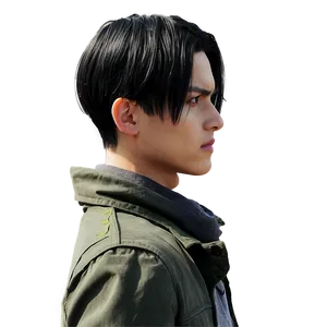 Levi Ackerman Side Profile Png 06112024 PNG Image