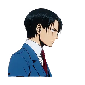 Levi Ackerman Side Profile Png Ail12 PNG Image