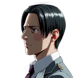 Levi Ackerman Side Profile Png Lqe58 PNG Image