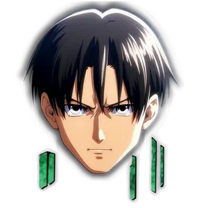 Levi Ackerman Smirk Png 06112024 PNG Image