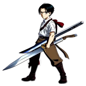 Levi With Swords Png Qge48 PNG Image