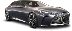 Lexus Concept Sedan Side View PNG Image