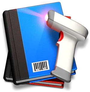 Library Book Scanning Icon PNG Image