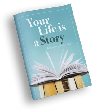 Life Story Book Cover PNG Image