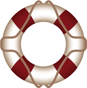 Lifebuoy Vector Illustration PNG