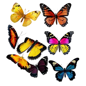 Lifelike Butterfly Png Aup PNG Image