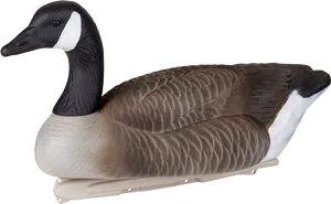 Lifelike Goose Decoy PNG Image