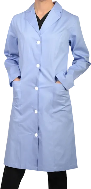 Light Blue Lab Coat PNG Image