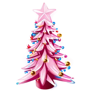 Light Pink Christmas Tree Png Gqv PNG Image