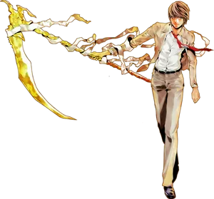 Light Yagami Death Note Power PNG Image